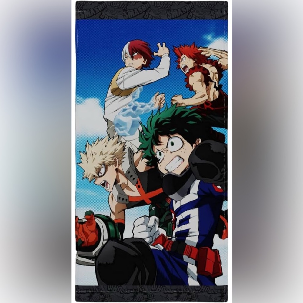 Anime beach towel